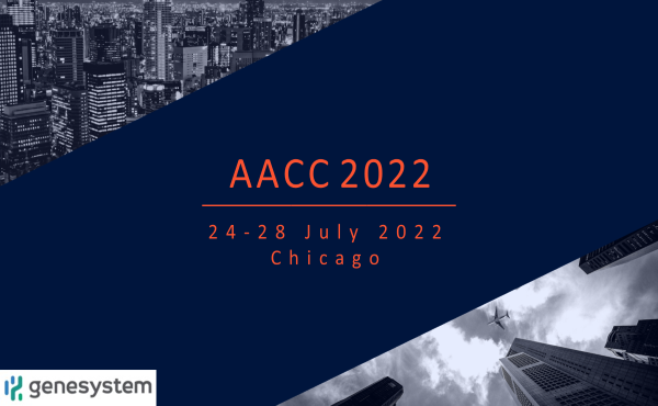 Genesystem is exhibiting at AACC 2022, Chicago